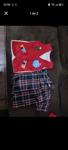 Camisa junina + colete 