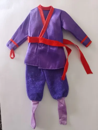 Roupa Boneca Mulan Disney anos 90