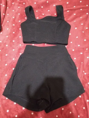 Conjunto preto em alfaiataria- Say.so