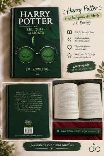 Harry Potter e as Relíquias da Morte! Capa Dura