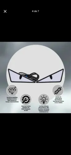 Olho de Led para Moto