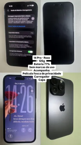 Iphone 14 Pro - Roxo