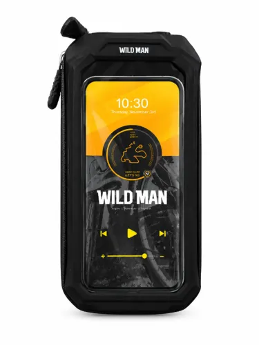 Bolsa de Quadro Guidão de Bicicleta Wild Man Para Celular Novo Original