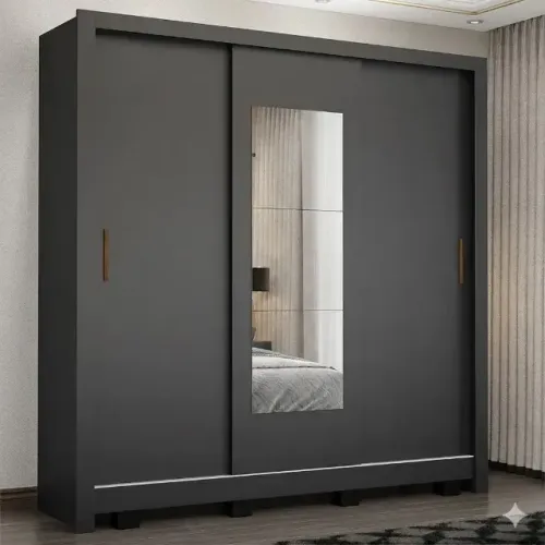 Guarda Roupa Santiago Preto Novo