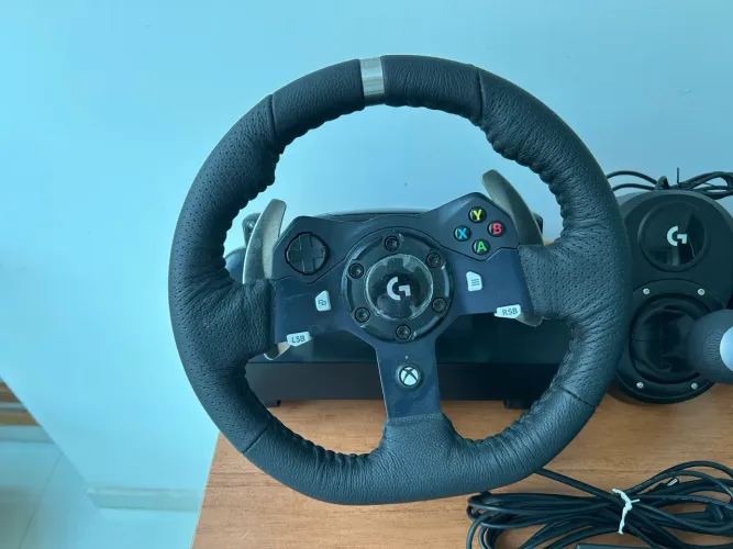 Volante e Cambio Logitech G920 (PC e Xbox) seminovo leia descrição