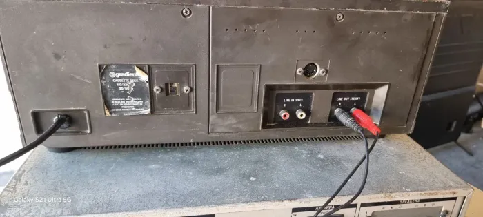 Tape deck gradiente model s106 bem conservado