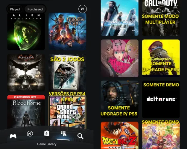 47 Jogos Digitais de PlayStation