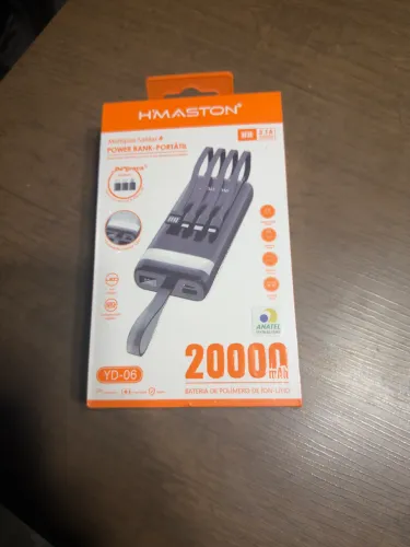 Carregador portátil 20.000MAH várias cargas