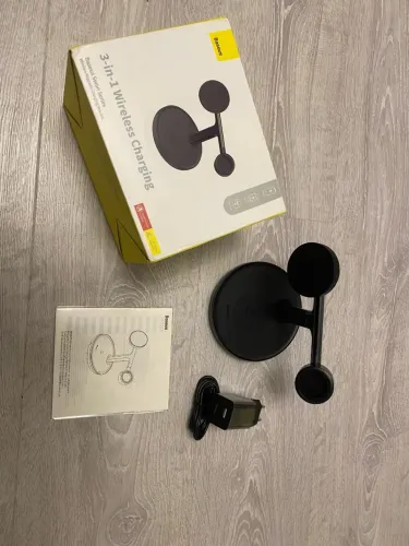 Baseus carregador 3 in 1 Magsaf + carregador e cabo Baseus 