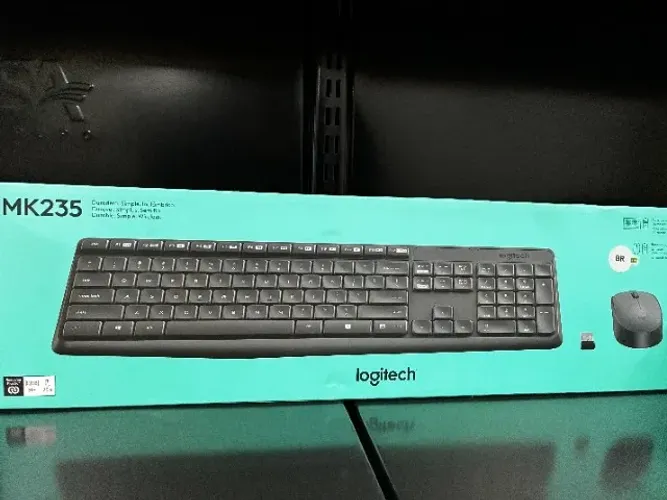 Teclado e Mouse sem fio Logitech - MK235