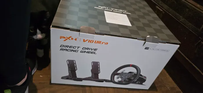 Volante Gamer PXN V10 Ultra Direct Drive 3.2Nm Pedais Racing