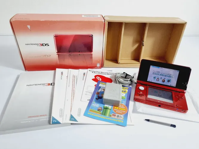 504- CONSOLE NINTENDO 3DS OLD RED ( VERMELHO)