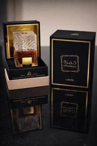 Lattafa Khamrah perfume árabe Original com ótima fixação e projeção 