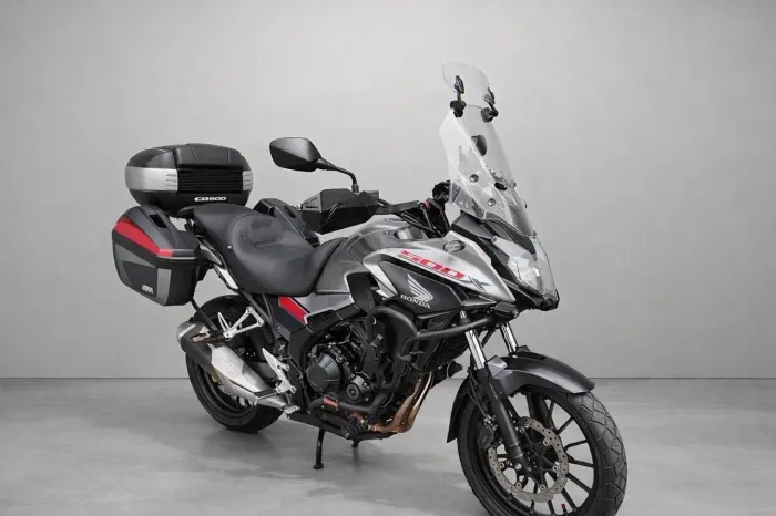 Honda CB 500X 2020 completa + baús Givi/Shad e acessórios