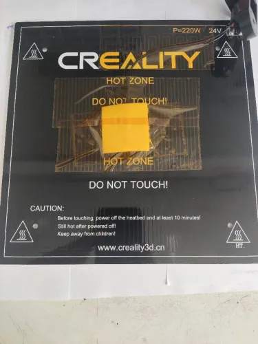 Base aquecida creality ender 3 220w 24v original (usada) 