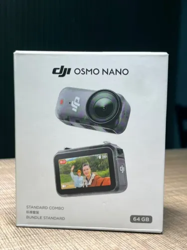 Câmera DJI Osmo Nano 64GB Standard Combo Nova