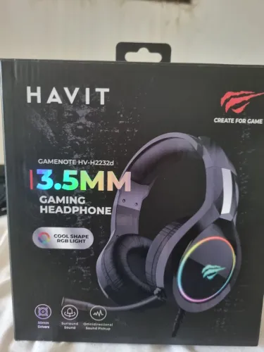 Fone gamer Havit RGB