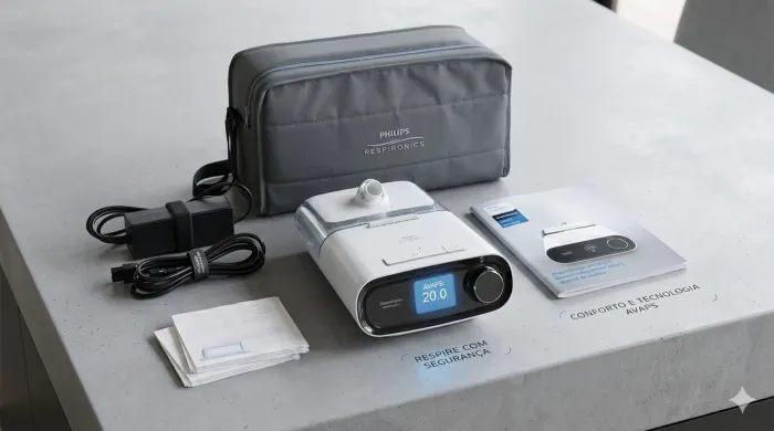 BiPAP Philips DreamStation AVAPS Wi-Fi Como Novo | NF | 3 Meses de Uso