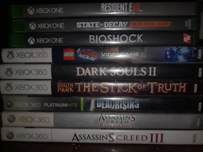 VENDE-SE JOGOS DE XBOX ONE E 360