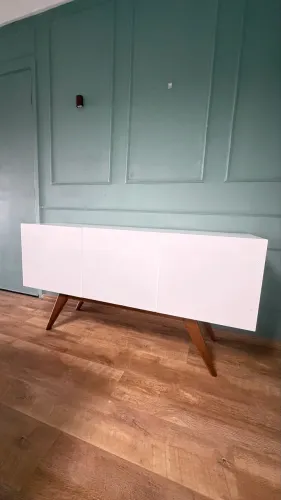 Buffet laqueado branco