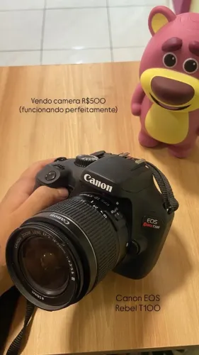 Camera Canon Profissional- EOS Rebel T100