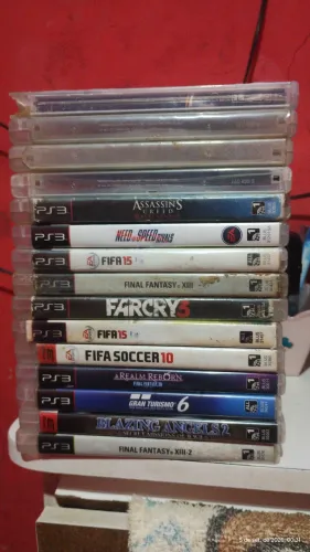 Ps3 lote de jogos originais 200$ todos os jogos