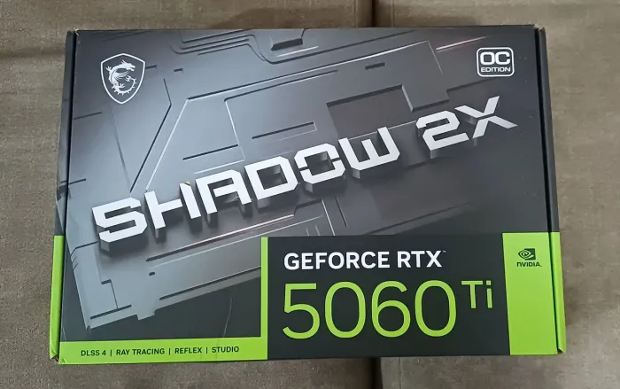 Placa de Vídeo MSI GeForce RTX 5060 Ti 16GB Shadow 2X OC Plus
