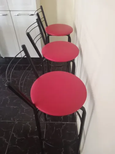 3 Banquetas Altas Modernas - Excelente Estado