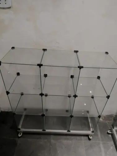 Vitrine de vidro modulado 30x30