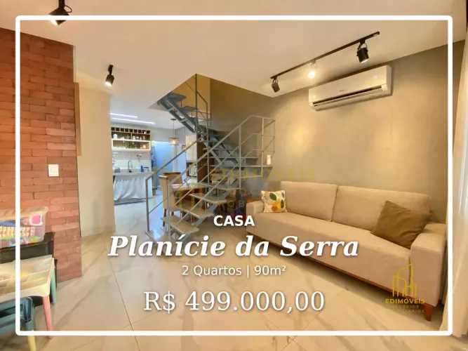 Charmosa casa em Planície da Serra - Venha conhecer seu novo lar em condomínio!