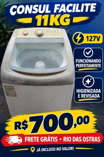 Máquina de lavar Consul facilite 11kg