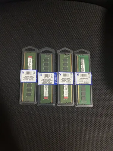 Kit 4x Memória Kingston 8GB DDR4 2666MHz (KVR26N19S8/8) 
