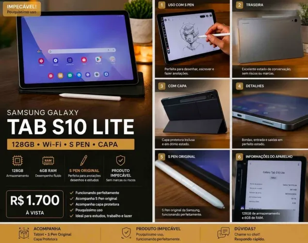 Tablet galaxy tab s10 lite