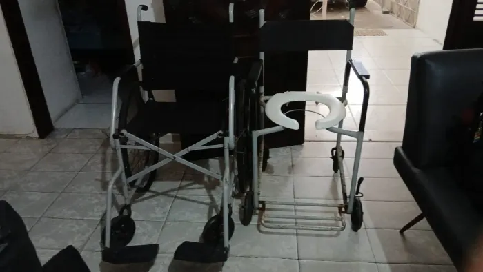 Cadeira de roda e banho