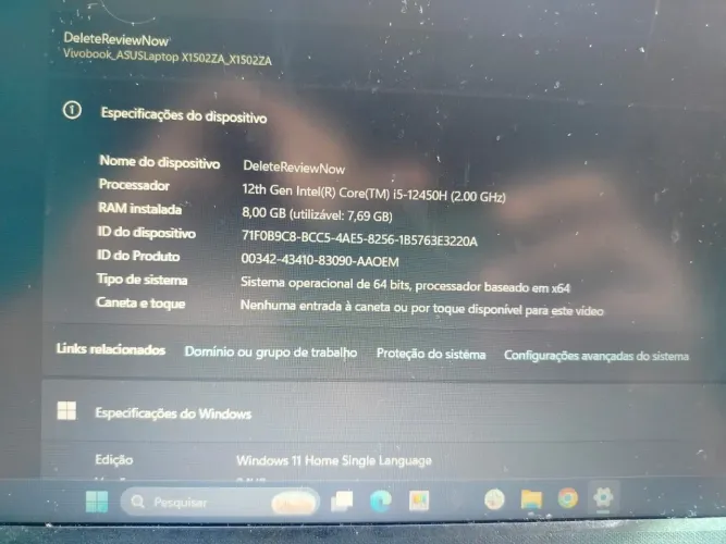 VENDO NOTEBOOK ASUS CONSERVADO