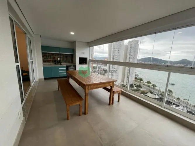 Apartamento para alugar, 132 m² por R$ 12.881,85/mês - Ponta da Praia - Santos/SP