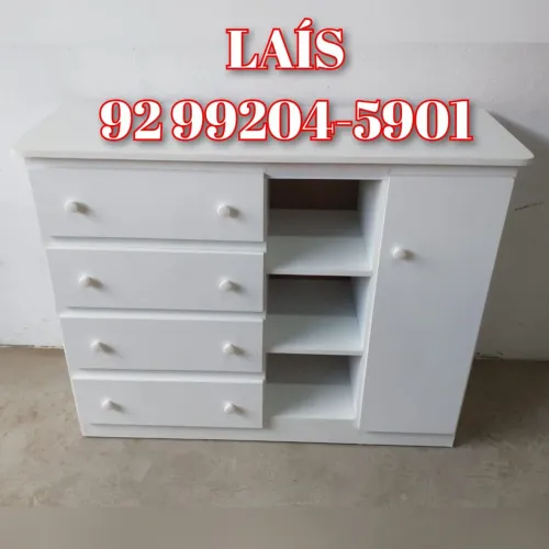 Cômoda Sapateira com nicho embutido