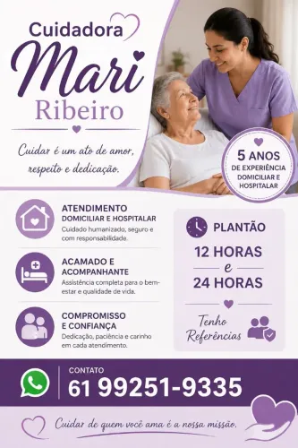 SOU CUIDADORA de idosos