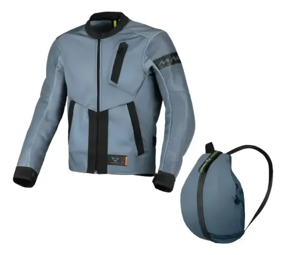 Jaqueta Macna Torido Cinza/preto Vira Mochila Prática