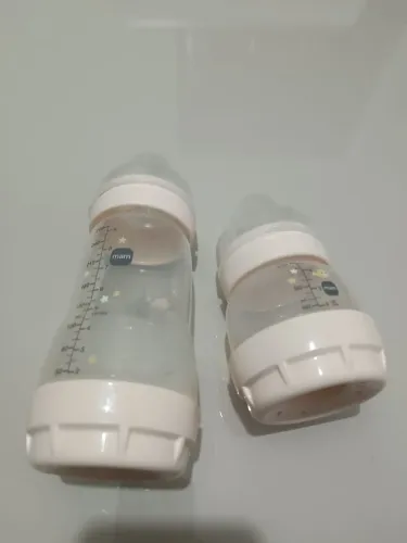 Mamadeira e bico da Mam + esterilizador de mamadeira