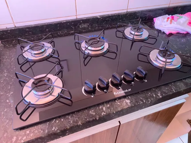 FOGÃO COOKTOP 5 BOCAS