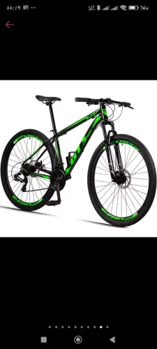 Bicicleta Aro 29 GT Sprint MX7 24V index Freio Disco Alumínio Suspensão Aero MTB