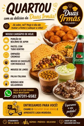 Duas irmãs Delivery e encomendas