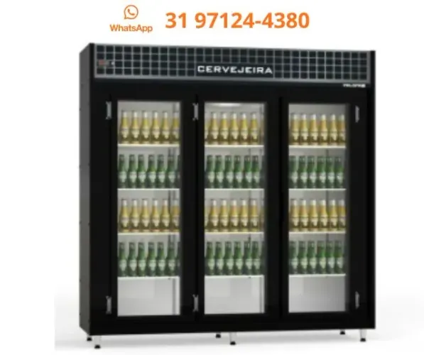 Cervejeira 3 Portas de Vidro Polo Frio 220v