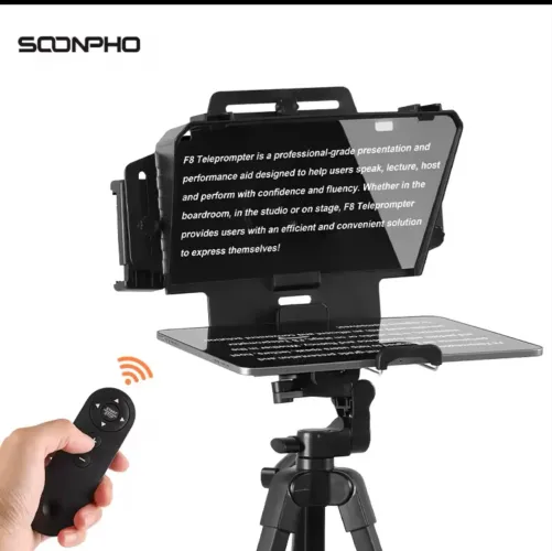 Teleprompter para tablet e celular