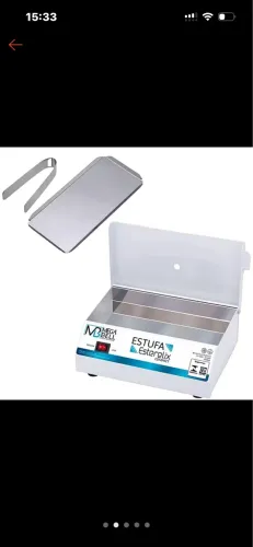 Estufa esterilização