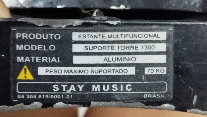 Suporte/estante Stay em alumínio reforçado duas torres para teclados