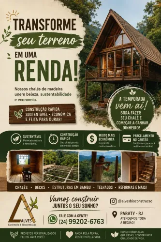 CHALES,DECKS,PERGOLADOS,TELHADISTA, ESTRUTURAS DE MADEIRA,CASAS,ORÇAMENTO * 