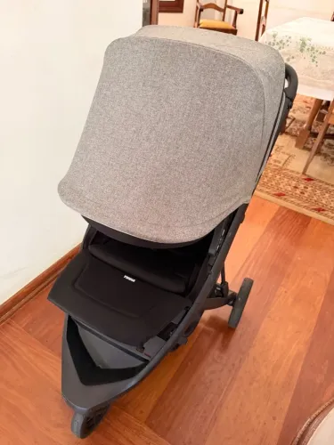 Carrinho De Bebê Spring Shadow Grey Chassi Aluminio - Thule