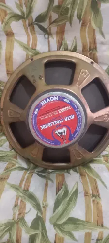 Auto Falante Novik WNX 15 polegadas raro Edição Golden Cone 1976 de aniversário. 